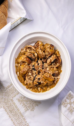 Angel Hair Pasta With Chicken And Dried Fruits